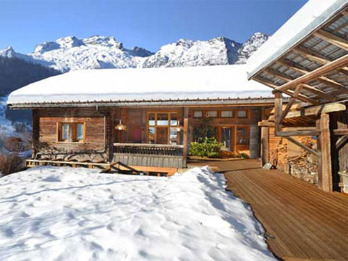 location chalet alpes piscine